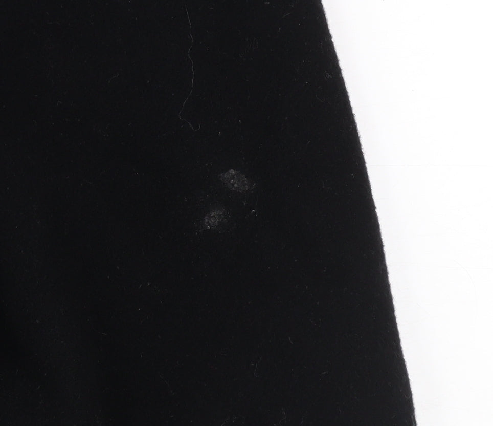 Womens UK Size 16 Kiss Collection Black Overcoat