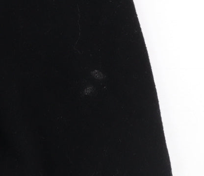 Womens UK Size 16 Kiss Collection Black Overcoat