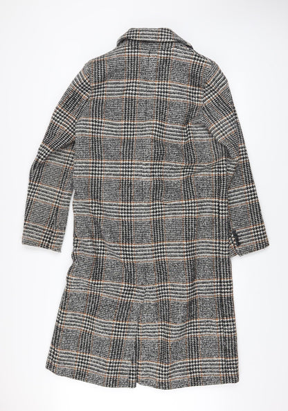 Womens UK Size 8 Marks and Spencer Grey Overcoat