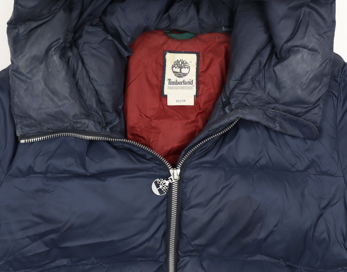 Womens UK Size XS Timberland Blue Puffer Jacket