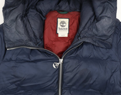 Womens UK Size XS Timberland Blue Puffer Jacket