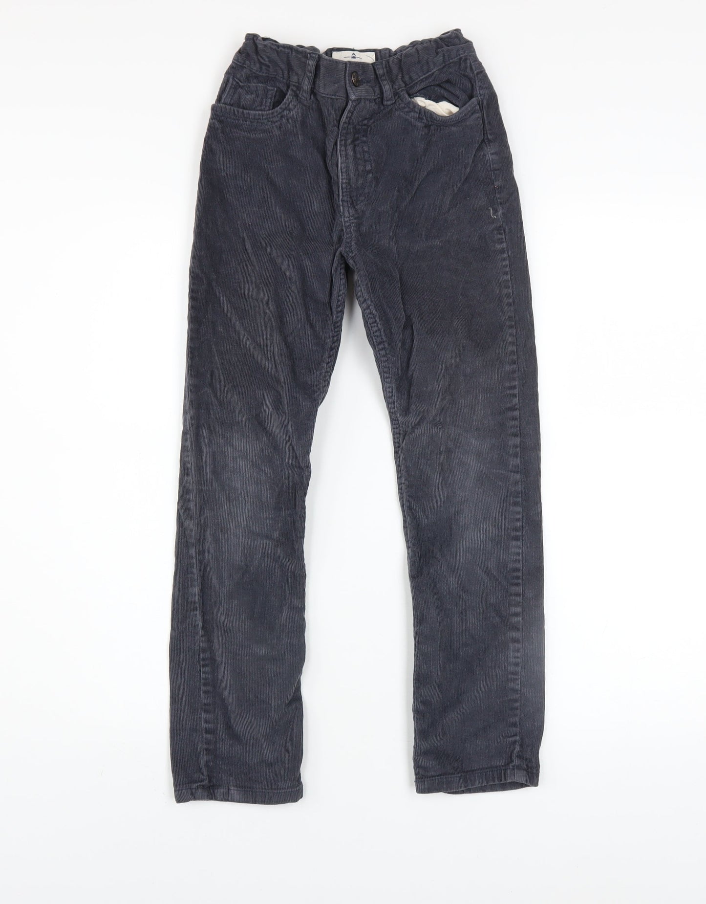 Boys UK Size 9 Years FatFace Regular Fit Chino Blue Trousers