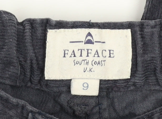 Boys UK Size 9 Years FatFace Regular Fit Chino Blue Trousers