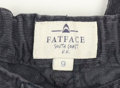 Boys UK Size 9 Years FatFace Regular Fit Chino Blue Trousers