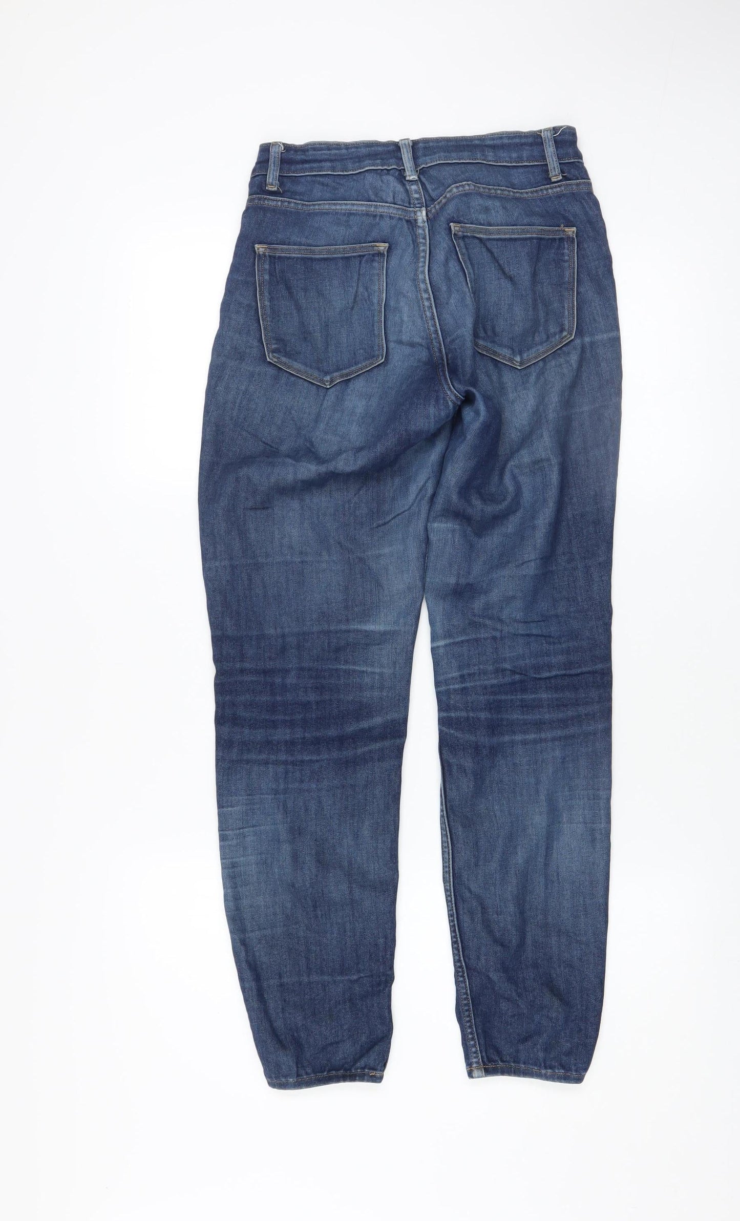 Womens UK Size 8 H&M Relaxed Fit Boyfriend Blue Jeans