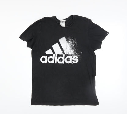 Mens UK Size S adidas Black  T-Shirt