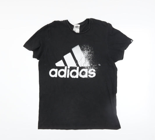 Mens UK Size S adidas Black  T-Shirt