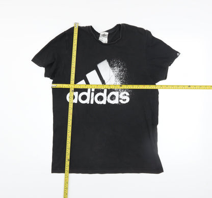 Mens UK Size S adidas Black  T-Shirt