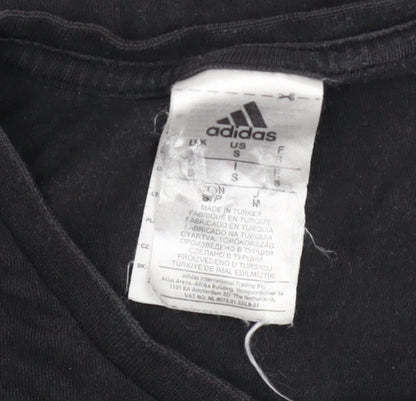 Mens UK Size S adidas Black  T-Shirt