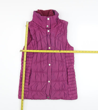 Womens UK Size 10 Kaliko Purple Puffer Jacket
