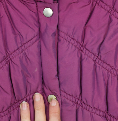 Womens UK Size 10 Kaliko Purple Puffer Jacket