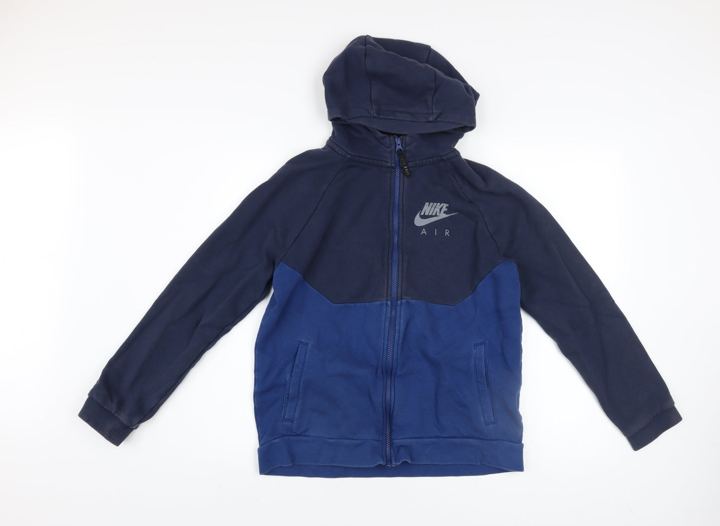 Boys UK Size XL Nike Blue Full Zip Hoodie