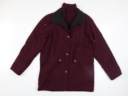 Womens UK Size 10 Savannah Red Overcoat