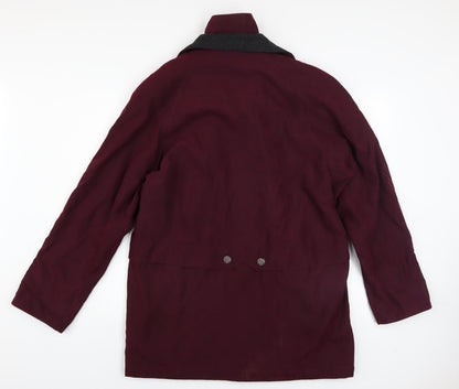 Womens UK Size 10 Savannah Red Overcoat
