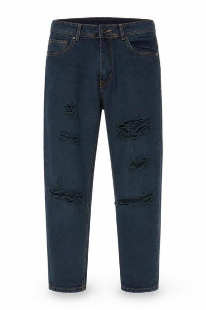 Mens UK Size 32 Don't Think Twice Regular Fit Straight Blue Jeans