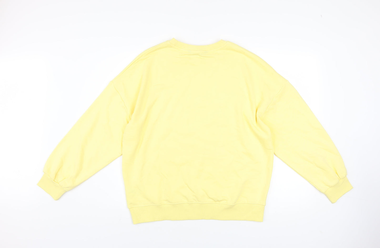 Womens UK Size M Marks and Spencer Yellow Pullover Sweatshirt