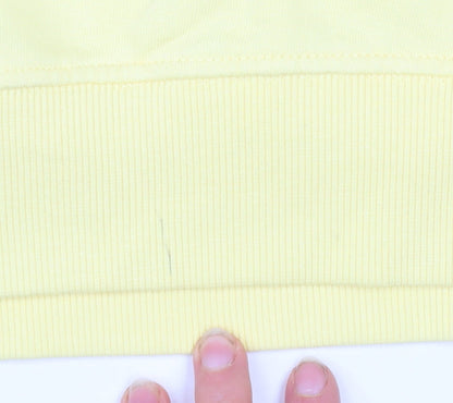 Womens UK Size M Marks and Spencer Yellow Pullover Sweatshirt