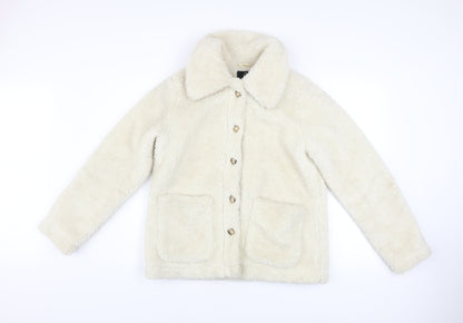 Womens UK Size 8 Threadbare Ivory Basic Jacket
