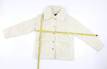 Womens UK Size 8 Threadbare Ivory Basic Jacket