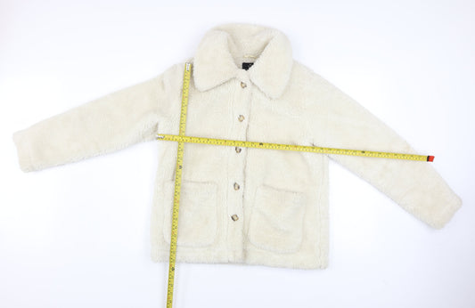 Womens UK Size 8 Threadbare Ivory Basic Jacket