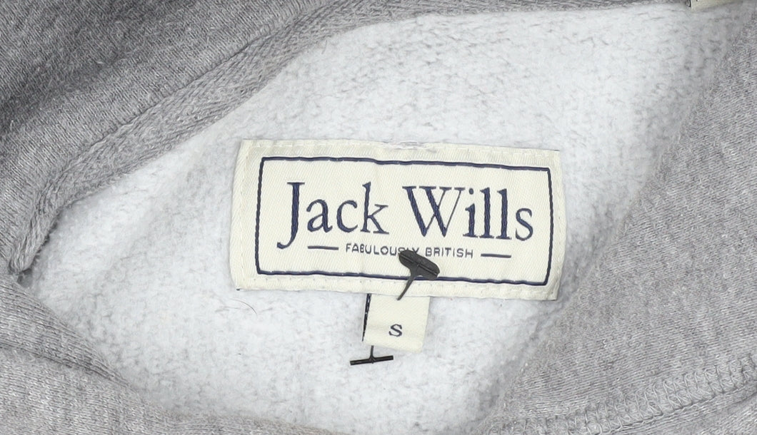 Mens UK Size S Jack Wills Grey Pullover Hoodie
