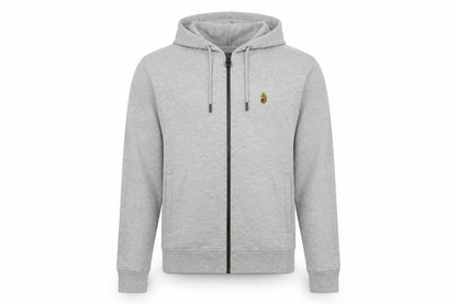 Mens UK Size M Luke Sport Grey Full Zip Hoodie