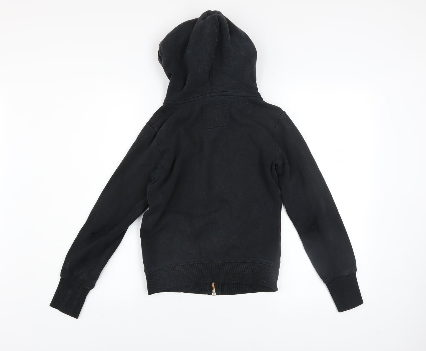 Womens UK Size 6 Superdry Black Full Zip Hoodie