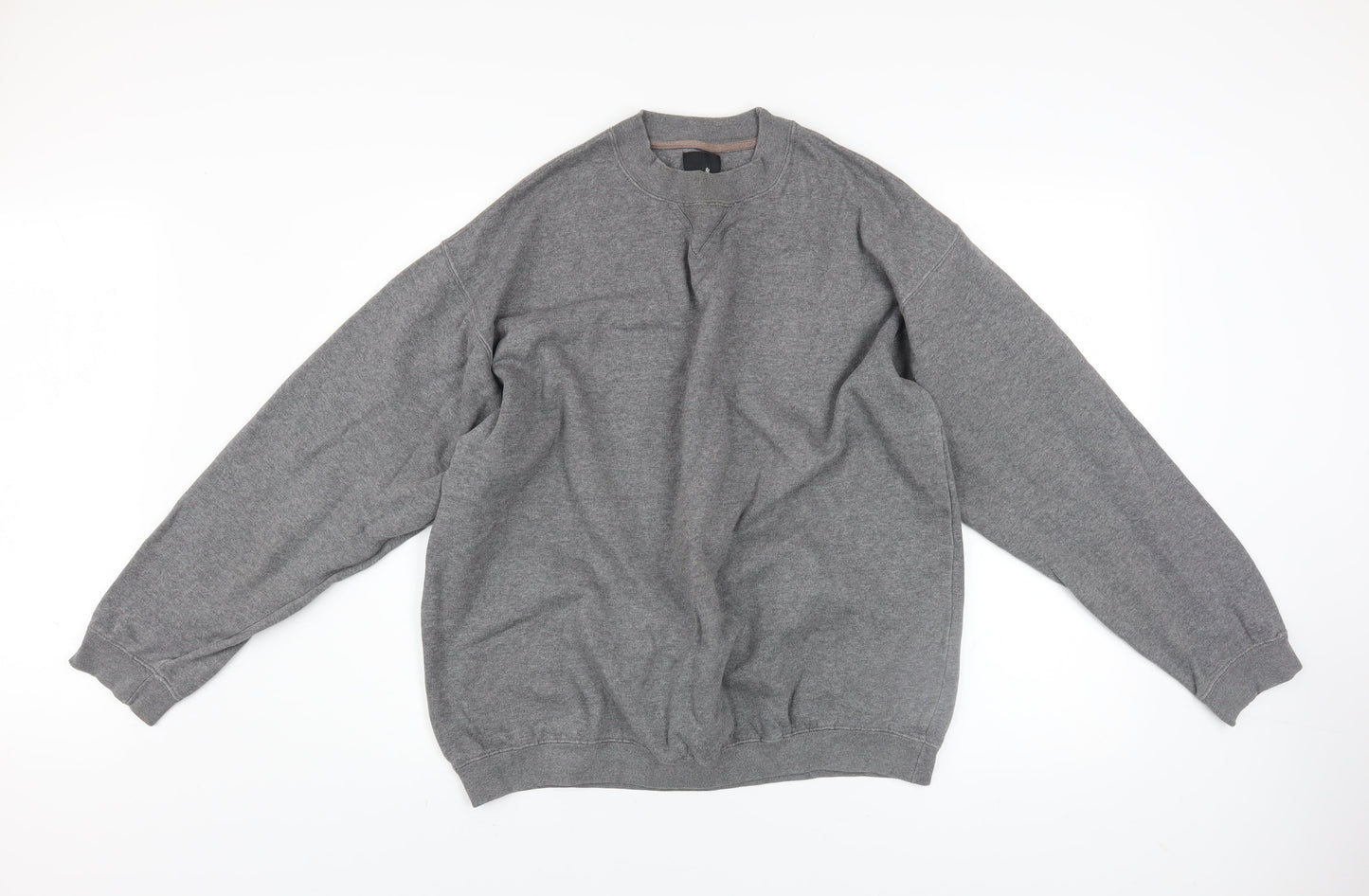 Mens UK Size M BHS Grey Pullover Sweatshirt