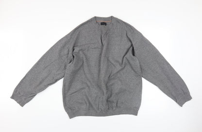 Mens UK Size M BHS Grey Pullover Sweatshirt