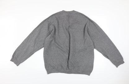 Mens UK Size M BHS Grey Pullover Sweatshirt