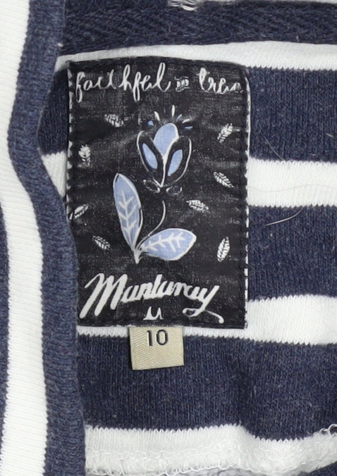 Womens UK Size 10 Mantaray Blue Pullover Sweatshirt