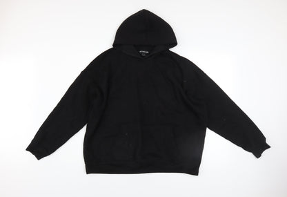 Womens UK Size M PRETTYLITTLETHING Black Pullover Hoodie