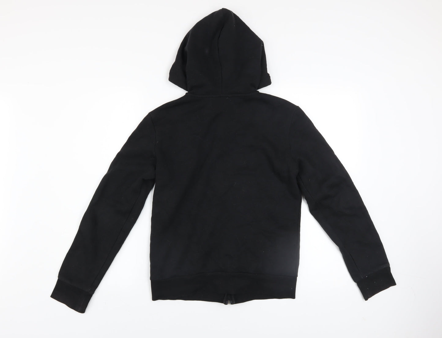 Womens UK Size S adidas Black Full Zip Hoodie