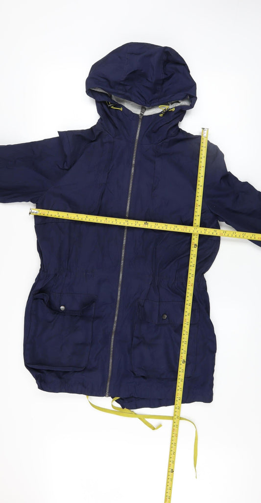 Womens UK Size 12 NEXT Blue Parka Coat