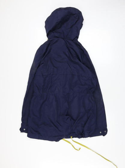 Womens UK Size 12 NEXT Blue Parka Coat