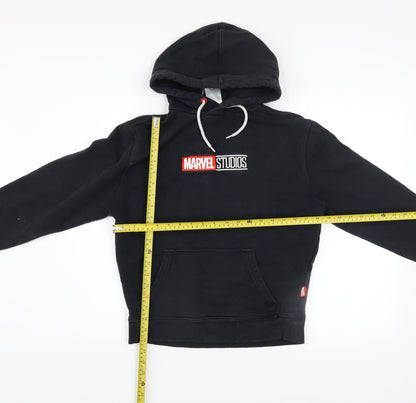 Boys UK Size XS Marvel Black Pullover Hoodie