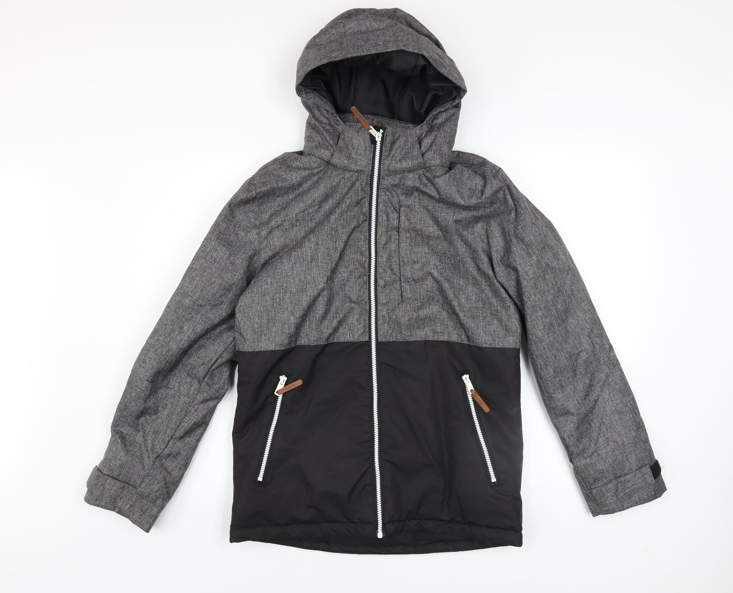 Boys UK Size 12-13 Years H&M Grey Puffer Jacket