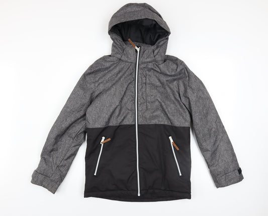 Boys UK Size 12-13 Years H&M Grey Puffer Jacket