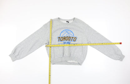 Womens UK Size S H&M Grey Pullover Sweatshirt
