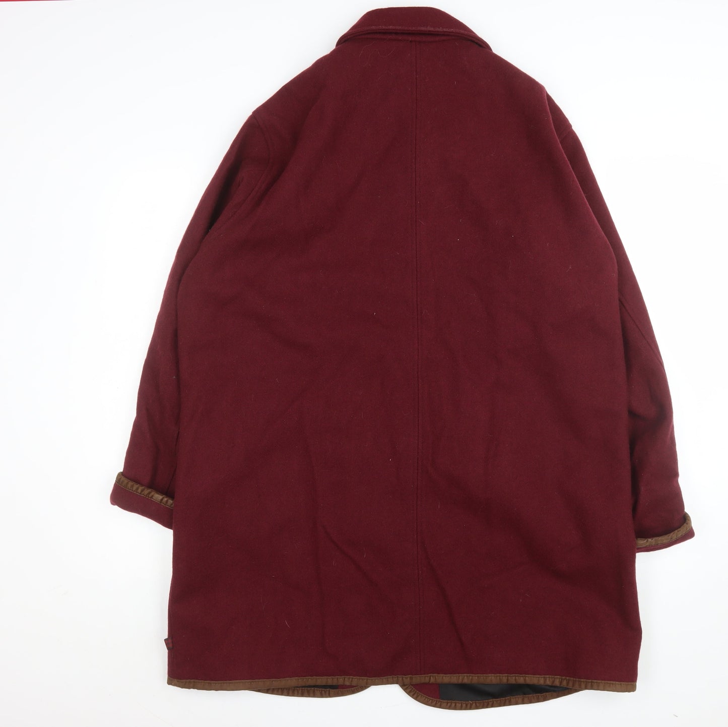 Womens UK Size L Woolrich Red Overcoat