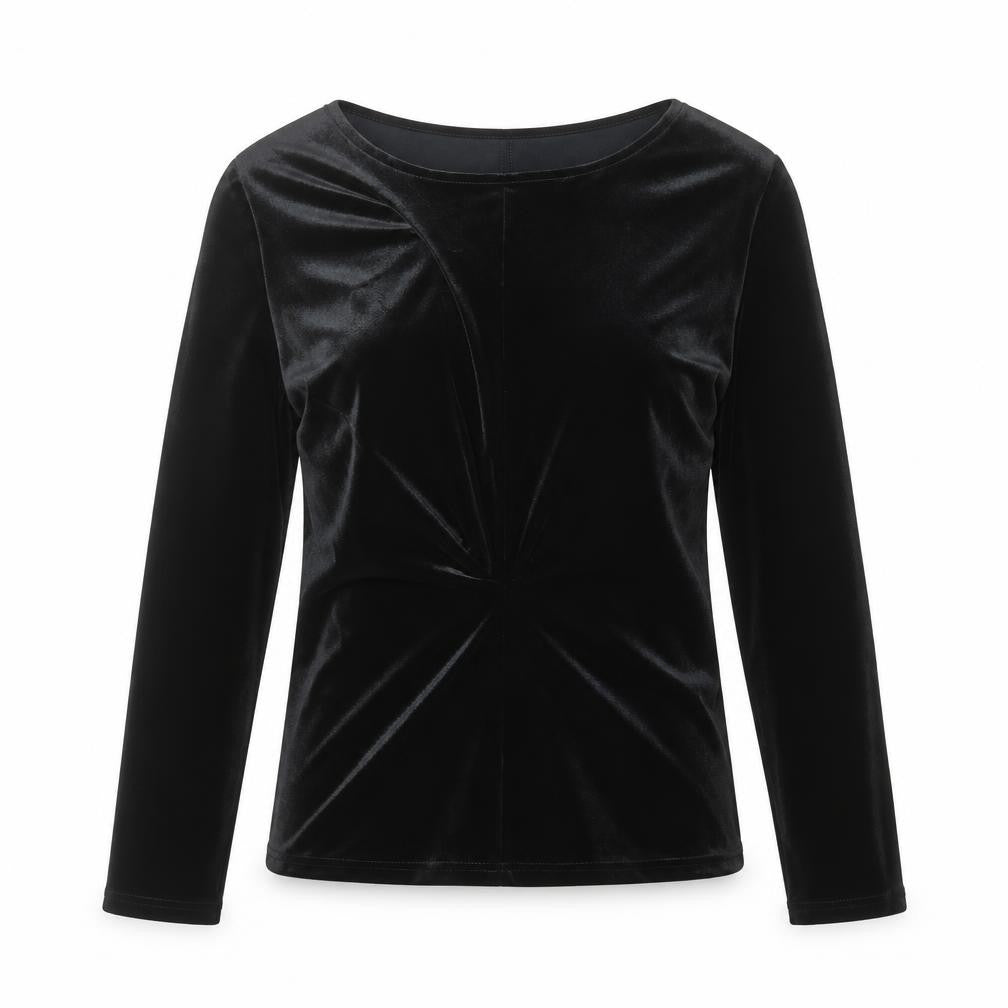 Womens UK Size 10 Marks and Spencer Black Basic Blouse