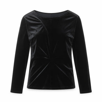 Womens UK Size 10 Marks and Spencer Black Basic Blouse