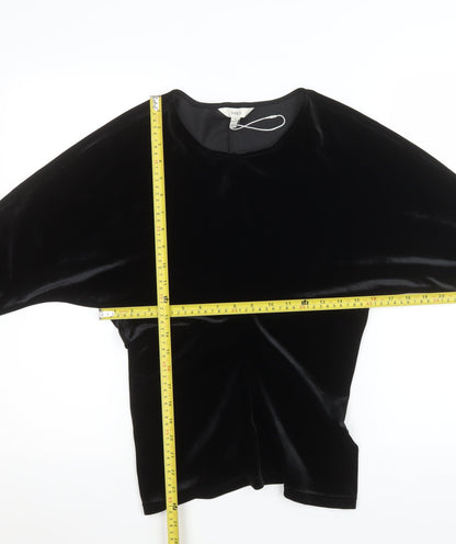 Womens UK Size 10 Marks and Spencer Black Basic Blouse