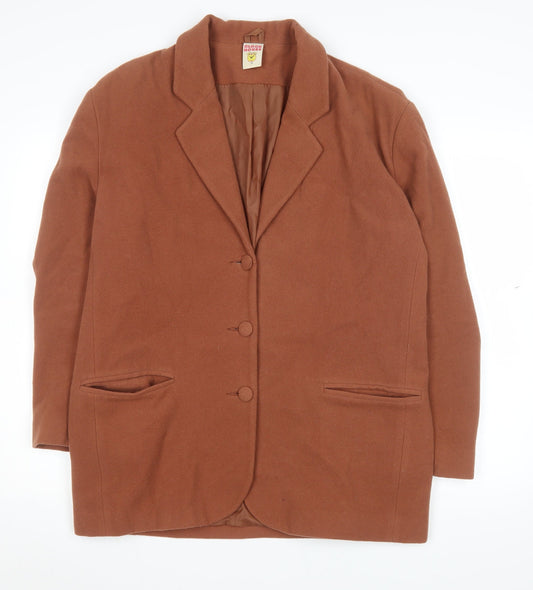 Womens UK Size 14 Clockhouse Brown Basic Jacket