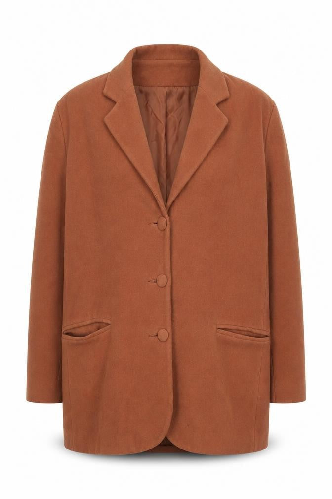 Womens UK Size 14 Clockhouse Brown Basic Jacket