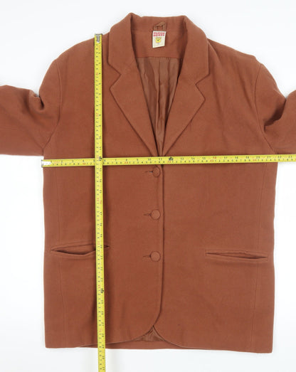 Womens UK Size 14 Clockhouse Brown Basic Jacket