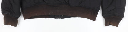 Mens UK Size S Tommy Jeans Black Bomber Jacket