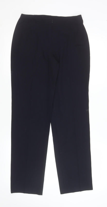 Womens UK Size 8 Marks and Spencer Regular Fit Business Casual Workwear Blue Tro