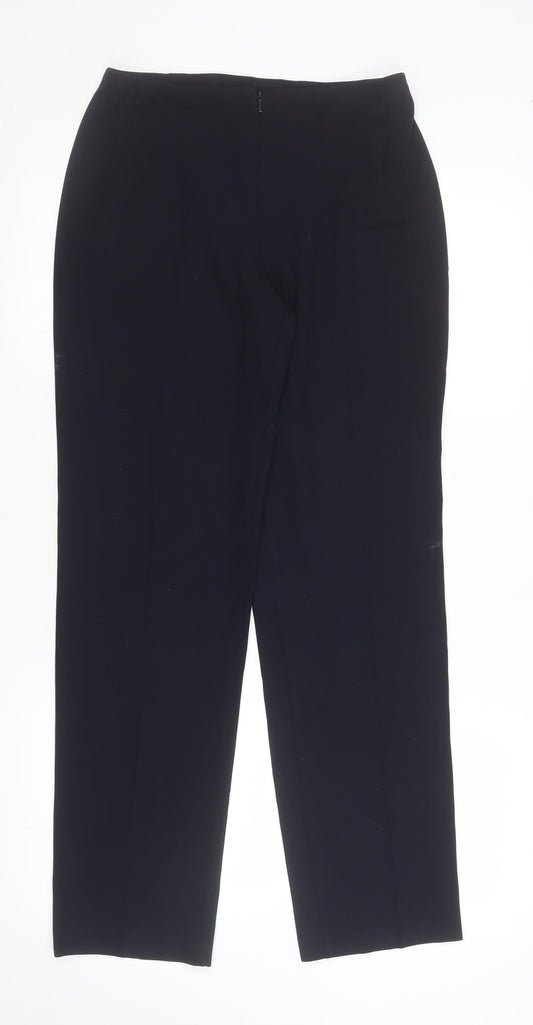 Womens UK Size 8 Marks and Spencer Regular Fit Business Casual Workwear Blue Tro
