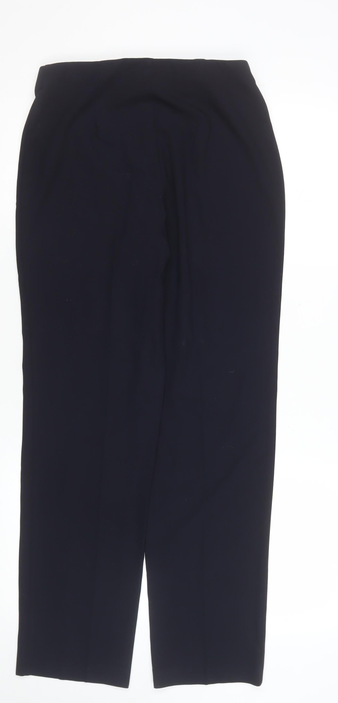 Womens UK Size 8 Marks and Spencer Regular Fit Business Casual Workwear Blue Tro